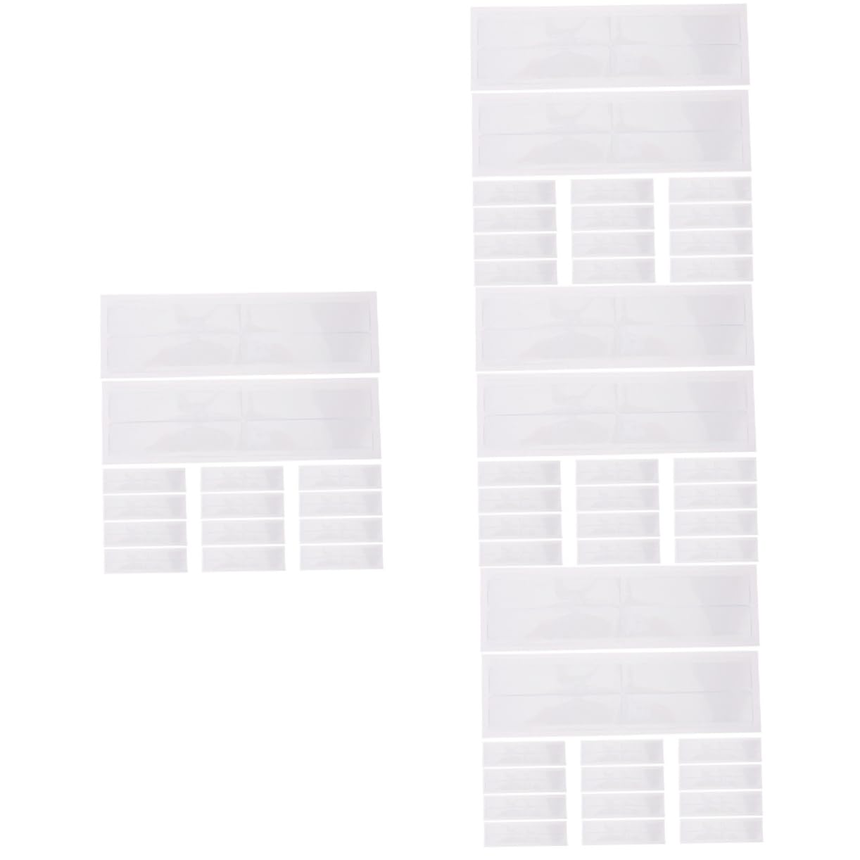 Gadpiparty 4 Set Etichetta Adesiva Sacchi Adesivi Impermeabili Impermeabile Titolare Tasche Trasparenti Sulle Maniche Titolari Tasche Per Etichette Adesive Chiaro Carta Trasparente