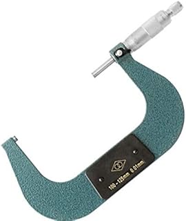 MeterTo Outside Micrometer, Range: 100-125mm, Resolution: 0.01mm, Used for Outside Diameter (OD) Measurements