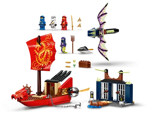Lego Set - Ninjago Flug mit dem Ninja-Flugsegler 71749 + Ninjago Rätselspaß mit Garmadon (Softcover) – Bild 8