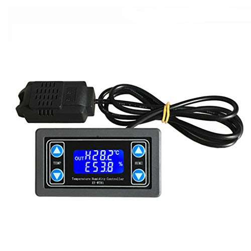 Preisvergleich Produktbild F-blue Digitale Temperaturfeuchteregler Regler Thermostat Hygrostat Thermometer Steuer Thermostat Hygrometer Steuer