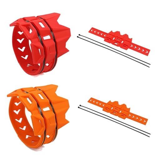 Cubierta de escape de motocicleta con protector térmico de alta resistencia para silenciador SX 5
