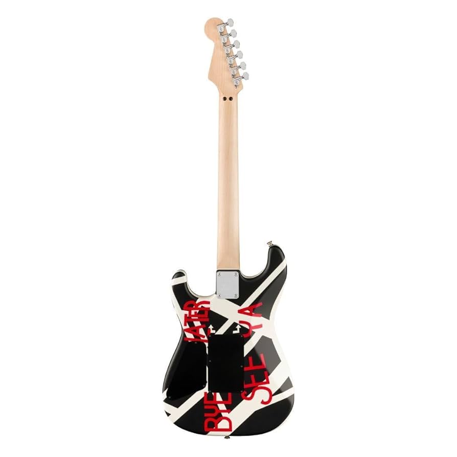 Amazon.com: EVH Striped Series Circles Electric Guitar