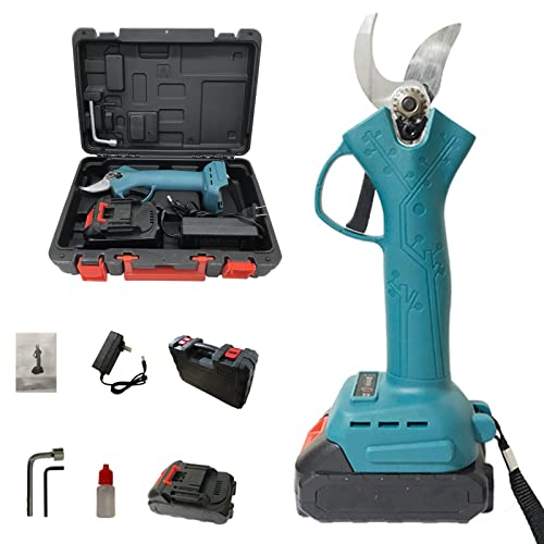 Tijeras de podar, Tijeras eléctricas inalámbricas Diámetro de la rama de corte 30 mm con batería recargable de 24 V Pantalla de cantidad restante de la batería Tijeras de herramientas de jardinería Cover