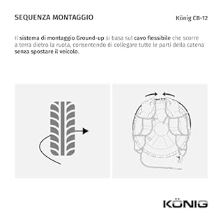 KÖNIG CB-12 104 - Catene da Neve