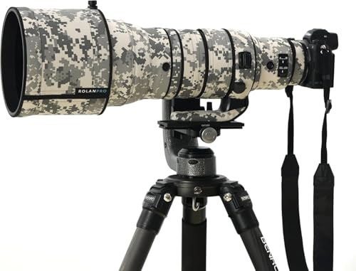 Rolanpro wasserdichte Objektivabdeckung für Nikon Z 400 mm F2.8 TC VR S, Regenschutz, Objektivschutzhülle, Kleidung, #UCP Snow