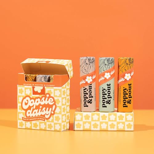 Mystery Lip Balm Trio Oopsie Daisy by Poppy & Pout