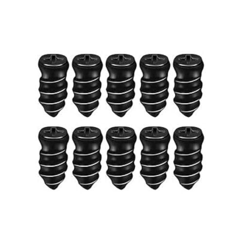 Image of (10 Pc's) Tire Repair Rubber Nail Car Tire Repair Nails Tire Repair Rubber Screws Fast Tire Repair Tool for Car Motorcycle Tire Puncture Repair, Black