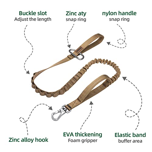 Tactical Dog Leash in Use Outdoor