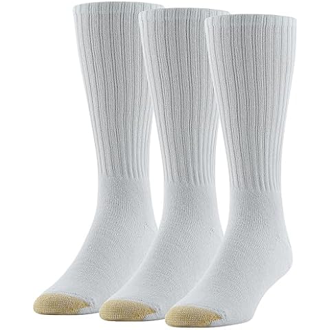 Gold Toe Men's Ultra Tec Athletic Socks, White Cover
