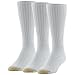 Gold Toe Men's Ultra Tec Crew 3 Pack Extended Sock, White, Shoe Size is 12-16 / Sock Size 13 - 15