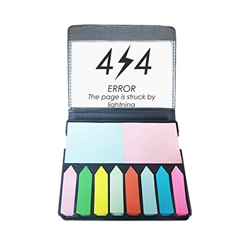 Marque-page 404 Error pour programmeur bloc de notes adhésives colorées