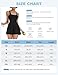 Lingswallow Tennis Dresses for Women with Built in Shorts and Bra Pockets Workout Dress Golf Athletic Dress Black
