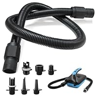 SUP Pump Adapter Kit, Aufblasbares Boat Pump Hose mit 6 Luftventil Düsen, Elektrische SUP Luftpumpe Zubehör Aufblasbares Stand Up Paddle Board Schlauchboote Zelt Pool (Stil 1)
