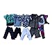 Boy Doll Vestiti Bambola Toy Outfit Summer Sport Shirt Shorts Pantaloncini per 32cm Doll casuale stile 5 set Sportswear Tool