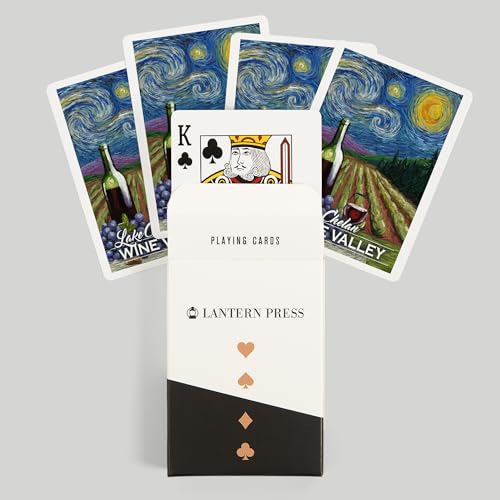 Lantern Press Baraja de 52 naipes tamaño póker miniatura 6