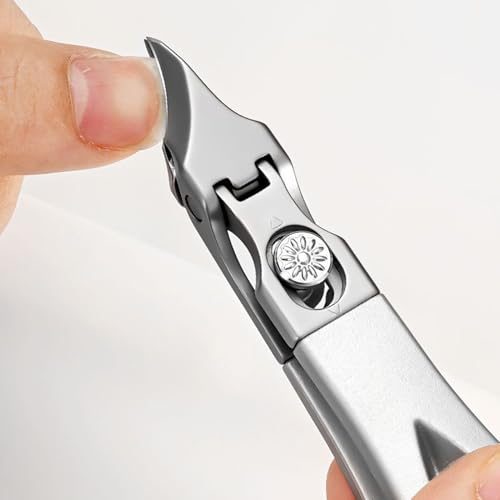 Cortaúñas de corte biselado antisalpicaduras con amplia superficie 7