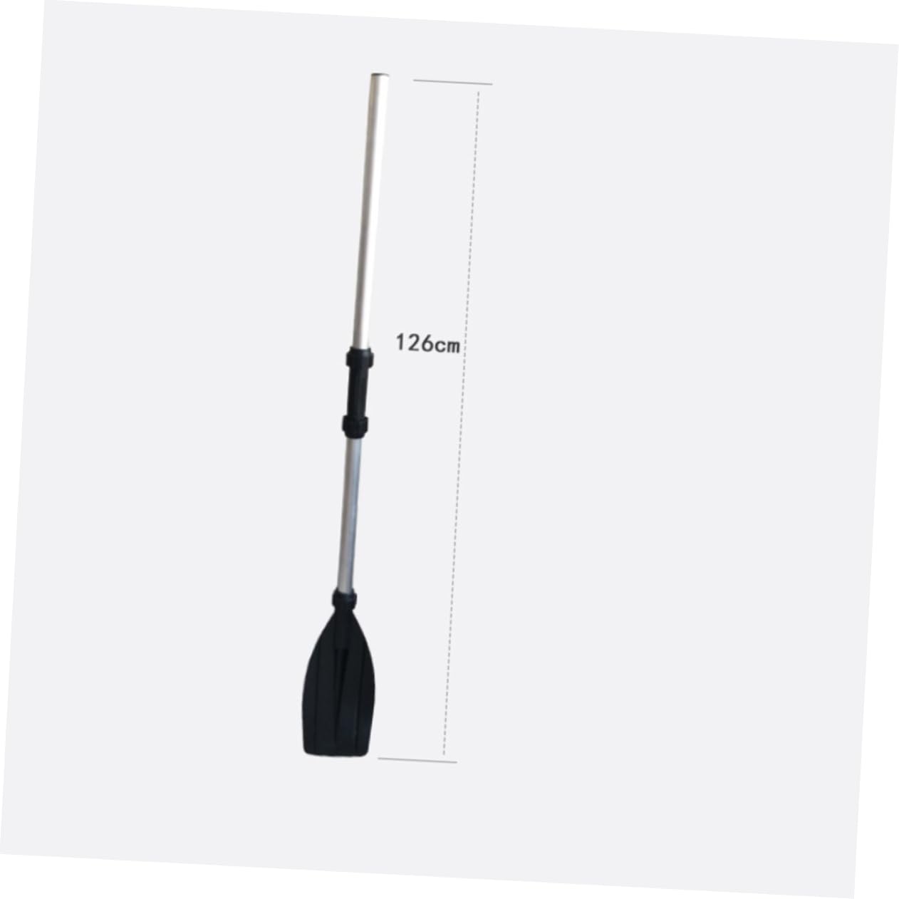Toyvian Doppelend Kajakpaddel 210cm aus Aluminiumlegierung, Schwarz