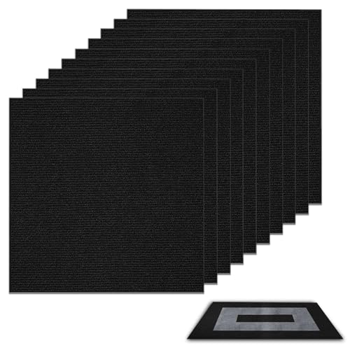 Dalles de Moquette Autocollantes 30x30 cm, 10 Pièces