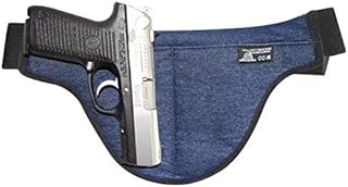 Fat Man - Medium - DTOM Denim Possum Pouch Crotch Carry Holster - The Smart Way to Carry! Fits Medium Size Guns
