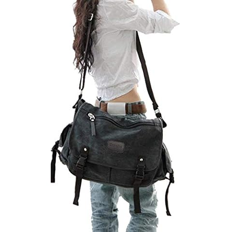 [Upgraded] Vintage Canvas Messenger Bag Cover