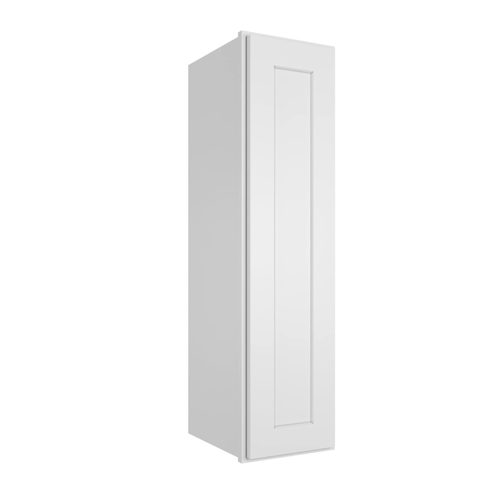 ROOMTEC Wood Wall Cabinet,RTA Single Door Medicine Cabinet with Adjustable Shelves and Soft-Close Door for Kitchen, Bathroom, and Laundry. 12" D*9" W*
