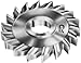 F&D Tool Company 10811-A458 Side Milling Cutter, High Speed Steel, 4" Diameter, 7/8" Width of Face, 1.25" Hole Size