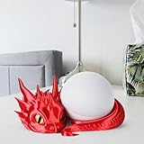 Dragon Stand for Echo Dot 4th/5th Gen | Lying Baby Dragon Holder | Black - Image 7