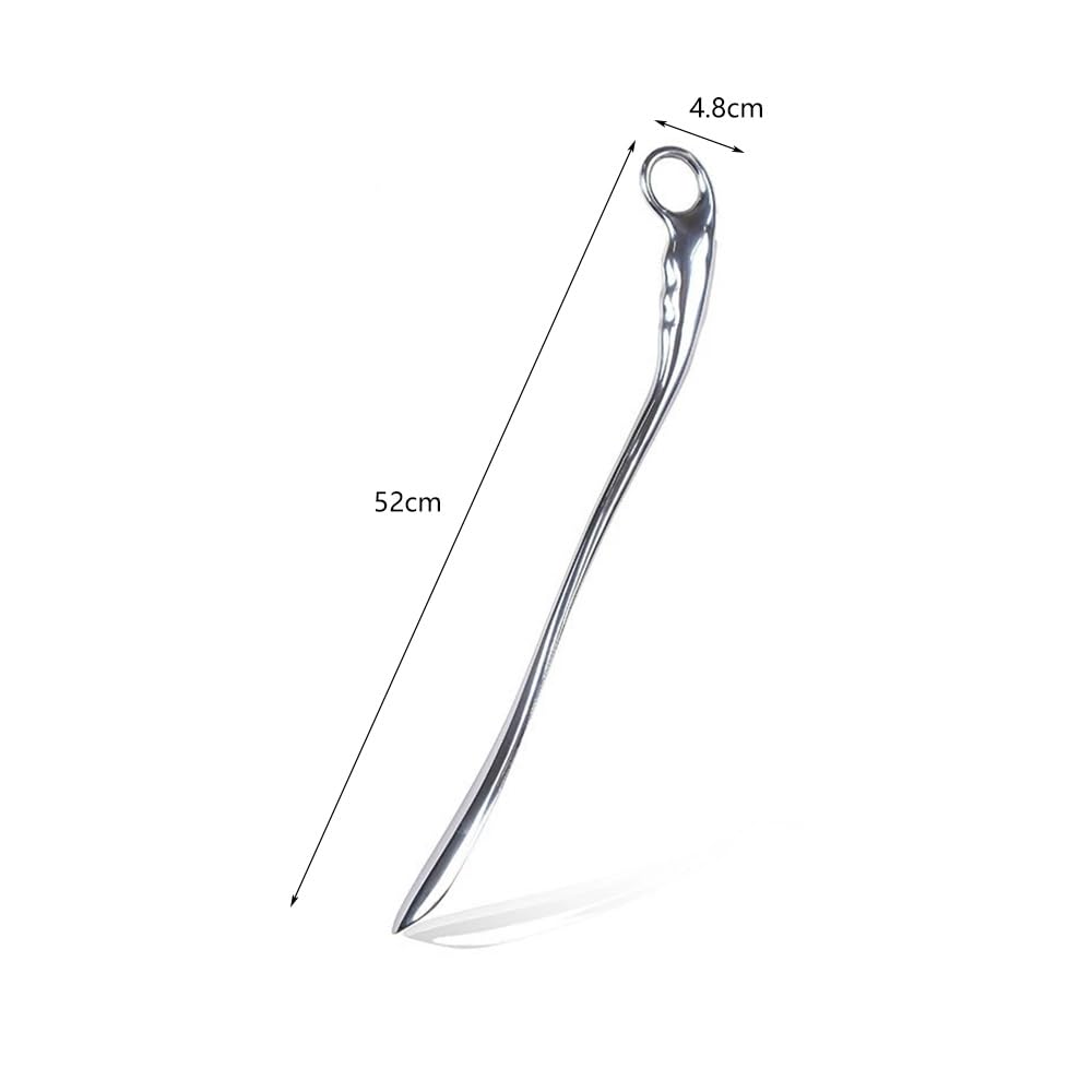 Calzascarpe in lega di alluminio con manico lungo, adatto per uomini e donne anziani, calzascarpe lungo 52,1 cm