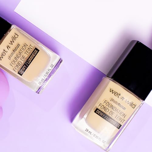 Image of wet n wild Photo Focus Dewy Foundation Cream Beige (Pack of 2)