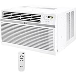 LG 8,000 BTU Window Air Conditioner, 115V, Cools 340 Sq.Ft. for Bedroom, Living Room, Apartment, Quiet Operation, Electronic Control with Remote, 3 Cooling & Fan Speeds, Auto Restart, White - Image 2