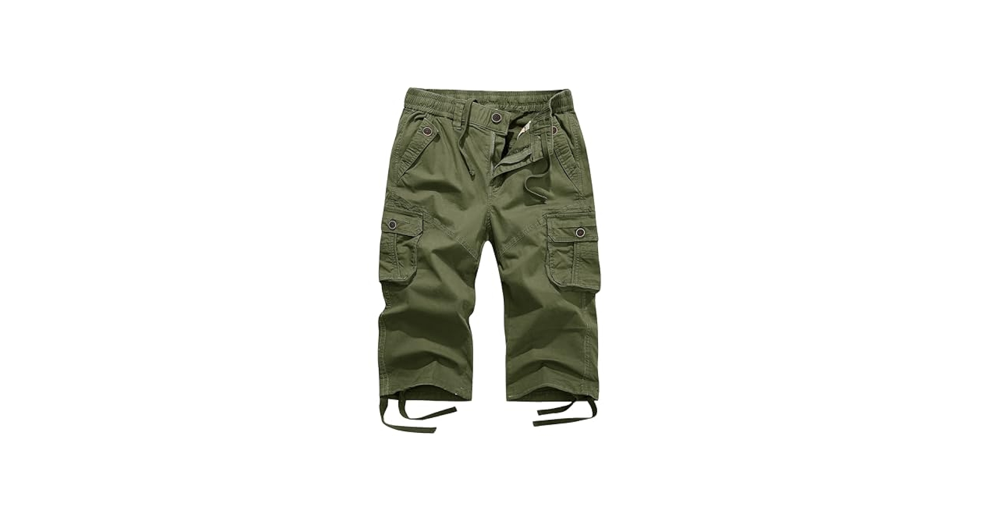 Amazon.com: FOURSTEEDS Women's Mid Rise Cotton Capri Hiking