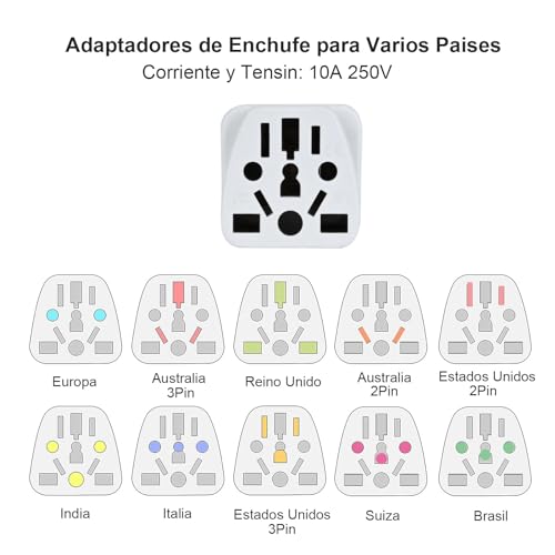 Listado y reviews de Enchufes americanos - los mas comprados. 2 Imagen adicional