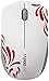 Produktbild Rapoo 3300P kabellose optische Mini Maus mit 2,4 GHz Technologie, 1000 DPI Sensor, kompaktes Design, weiß/rot
