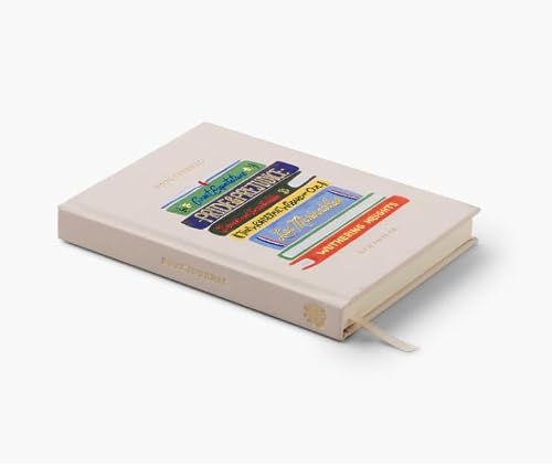 RIFLE PAPER CO. Book Club Embroidered Book Journal, Keep Notes, Daily Events and Personal Area to Capture your Thoughts, Perfect for a Keepsake Journal or Diary - Thumbnail 2