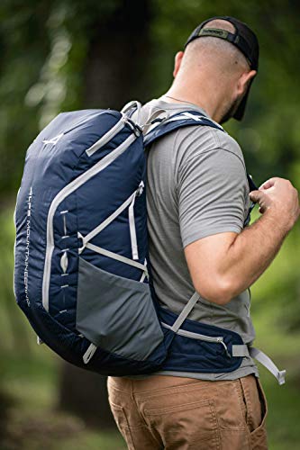 Alps Mountaineering Canyon Day Backpack 30L, Navy/Gray #TOP6