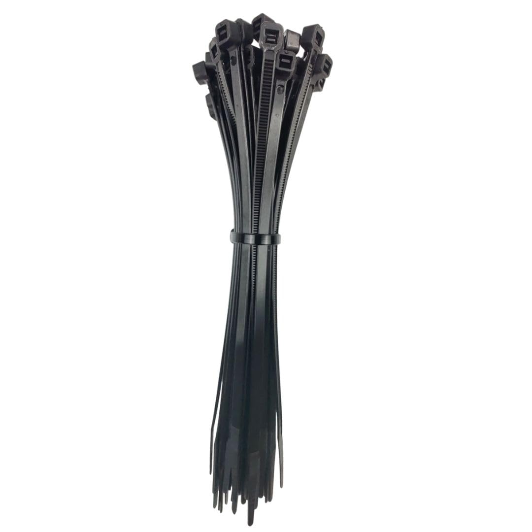 OutdoorFix Cable Ties 150 x 3.5 mm, Pack of 50 - Anthracite Grey - Weatherproof, UV-Resistant
