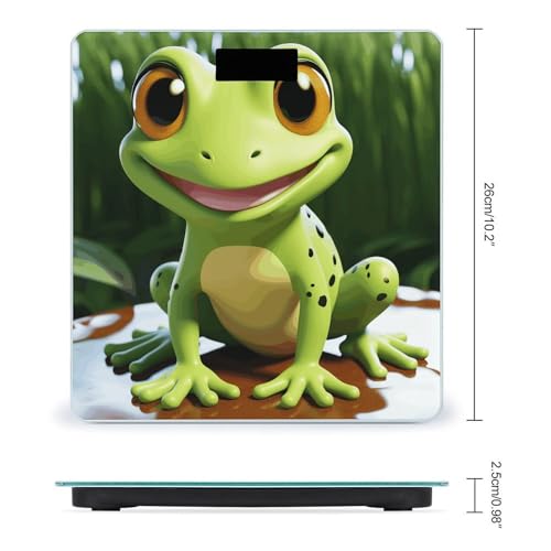 Báscula de Baño Digital con Pantalla LCD y Plataforma de Vidrio Templado miniatura 2