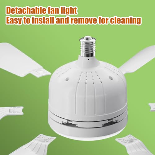 Ventilateur de plafond plafonnier E27 compact 3 vitesses