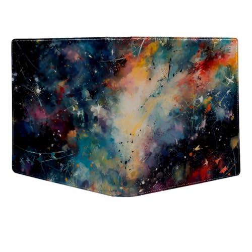Funda de libro reutilizable para cuadernos de 9.8x11 ajustable y lavable con cielo abstracto 4