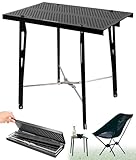 TOKYO CRAFTS コサイドテーブル キャンプ アウトドア 折り畳み コンパクト 2段使い ブラック (ブラック/TC-050)