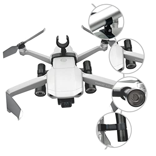 Soporte de luz nocturna para drones con ángulo ajustable para linternas de 18-27mm 4