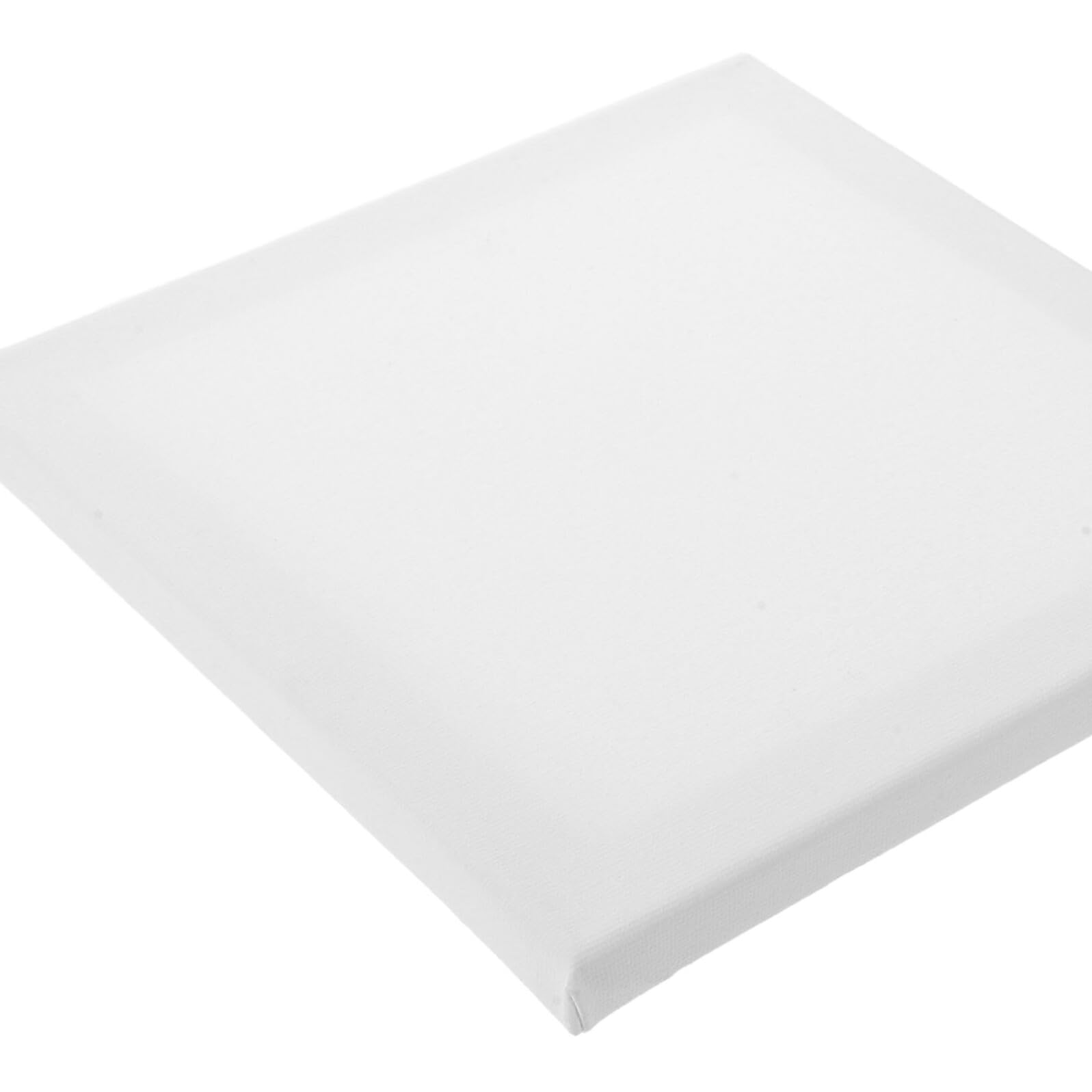Healvian 10 Pièces Lot de 10 Toiles D'artiste 20x20 Cm en Coton 100% Cadres en Bois Intégrés, Supports Vierges pour Peinture à L'huile et Acrylique, Kit de Toile pour Atelier Créatif et