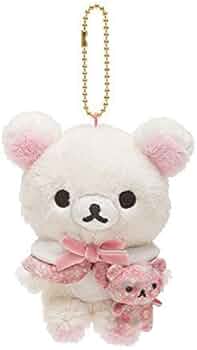 Amazon.co.jp: リラックマ ストロベリーフラワーぶらさげぬいぐるみ