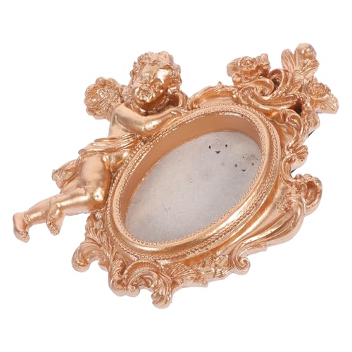RORPOIR Vintage Photo Frame Decorative Cherub Resin Display for Photos