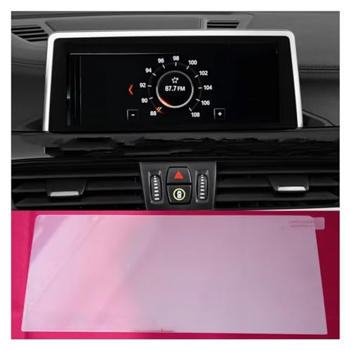 Film protection d'écran navigation voiture BMW X1 F48 verre trempé central