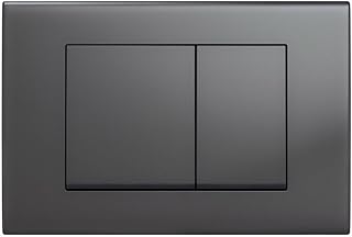 Drückerplatte Kompatibel mit Geberit Duofix Sigma/Delta/BASIC Betätigungsplatte für 2 Mengenspülung (Gunmetal)
