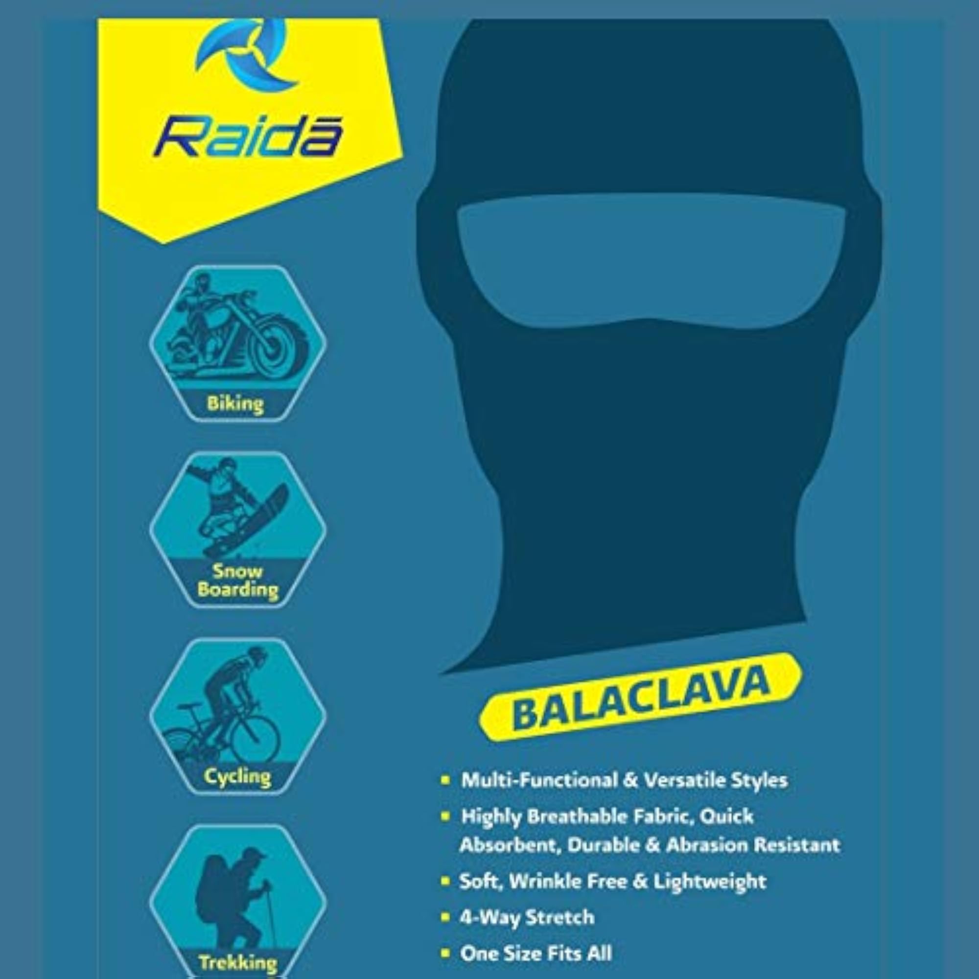 CoolSkin Balaclava Multi-Functional Full-Face Protection