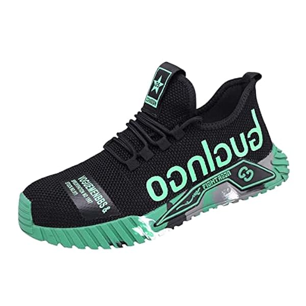 Veiligheidsschoenen Heren Werkschoenen,Hoge Sterkte Lekbestendigheid, Waardoor Scherpe Voorwerpen De Zool Niet Doorboren,Ook Als Wandelschoenen Voor Buiten,green▁42