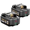2 stuks YABER 5500mAh vervangende accu, 18V batterij voor BL1860B BL1860 BL1850 BL1850B BL1845 BL1840 BL1830B BL1830…
