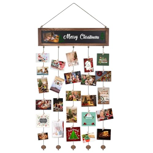 Lamiishop Easter Day Hanging Photo Display with 30 Clips Personalised Photo Gifts Diy Card Holder with Clips for Home/School/Office DecoHappy Easter Day Gifts for Wife/Girlfriend